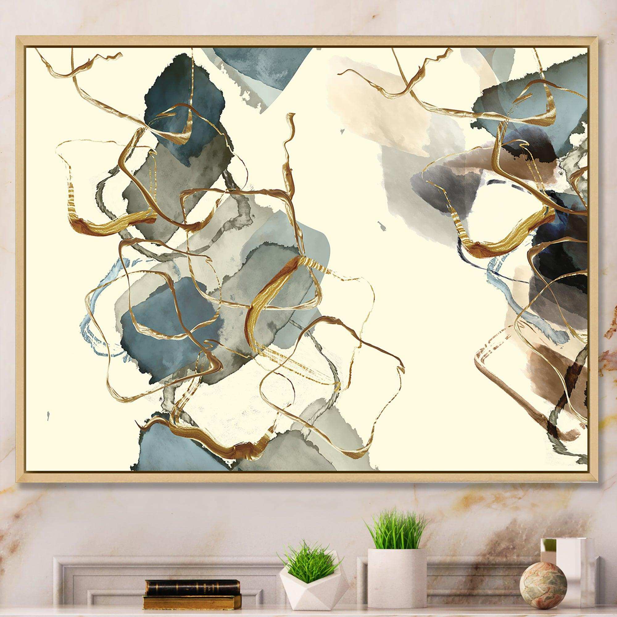 Gold Glam Squares VI