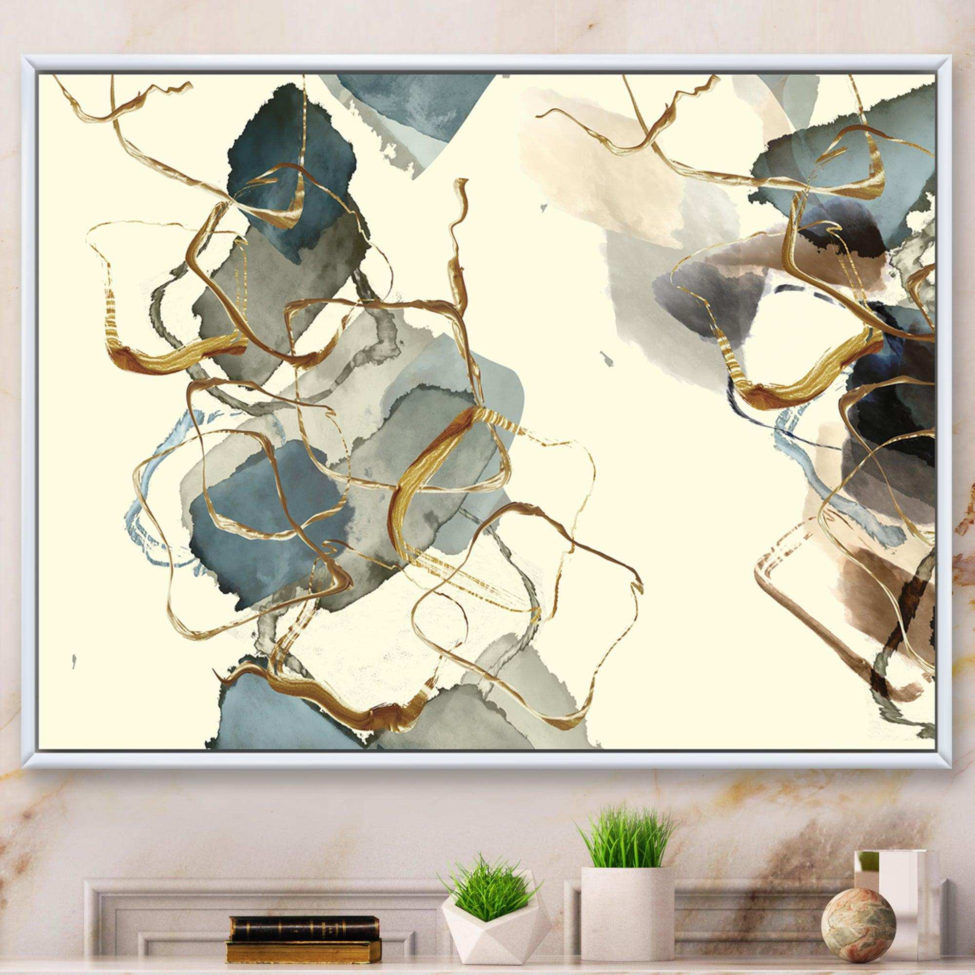 Gold Glam Squares VI