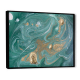 Nature Green and Gold Marble