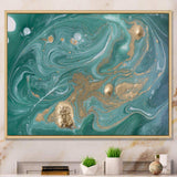 Nature Green and Gold Marble