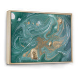 Nature Green and Gold Marble