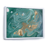 Nature Green and Gold Marble
