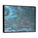 Blue and Gray Marble Landscape
