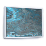 Blue and Gray Marble Landscape