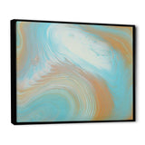 Turquoise Gold and Blue Marble