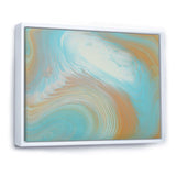 Turquoise Gold and Blue Marble