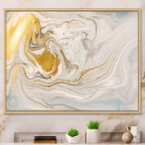 Pastel and Gold Glitter Marble