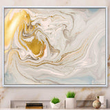 Pastel and Gold Glitter Marble