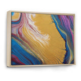 Purple Gold and Blue Marble II