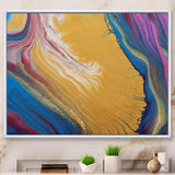 Purple Gold and Blue Marble II