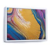 Purple Gold and Blue Marble II