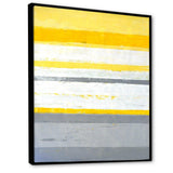 Grey and Yellow Blue Abstract XIII