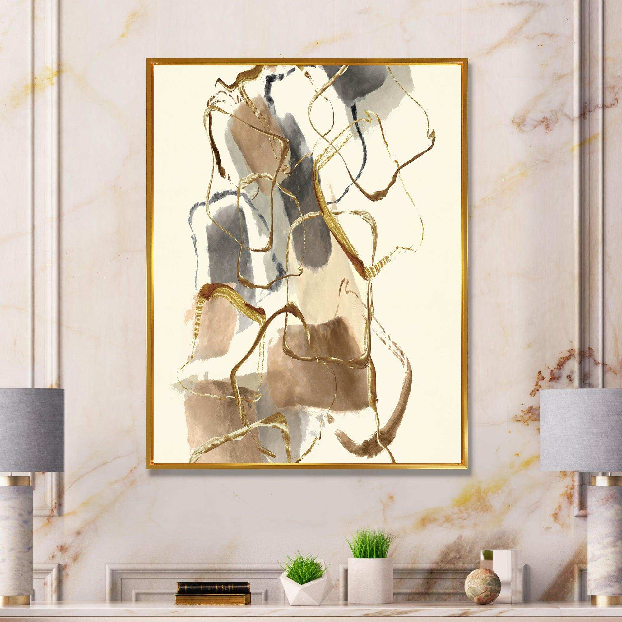 Gold Glam Squares VIII