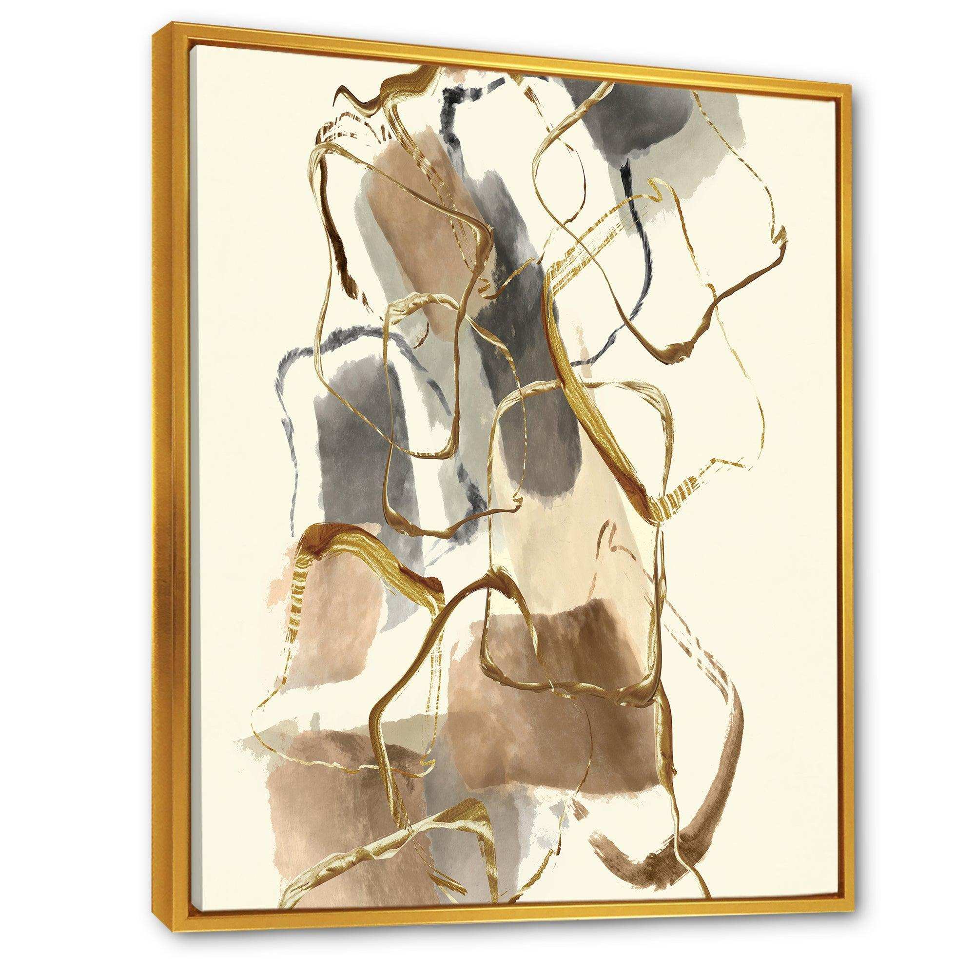 Gold Glam Squares VIII