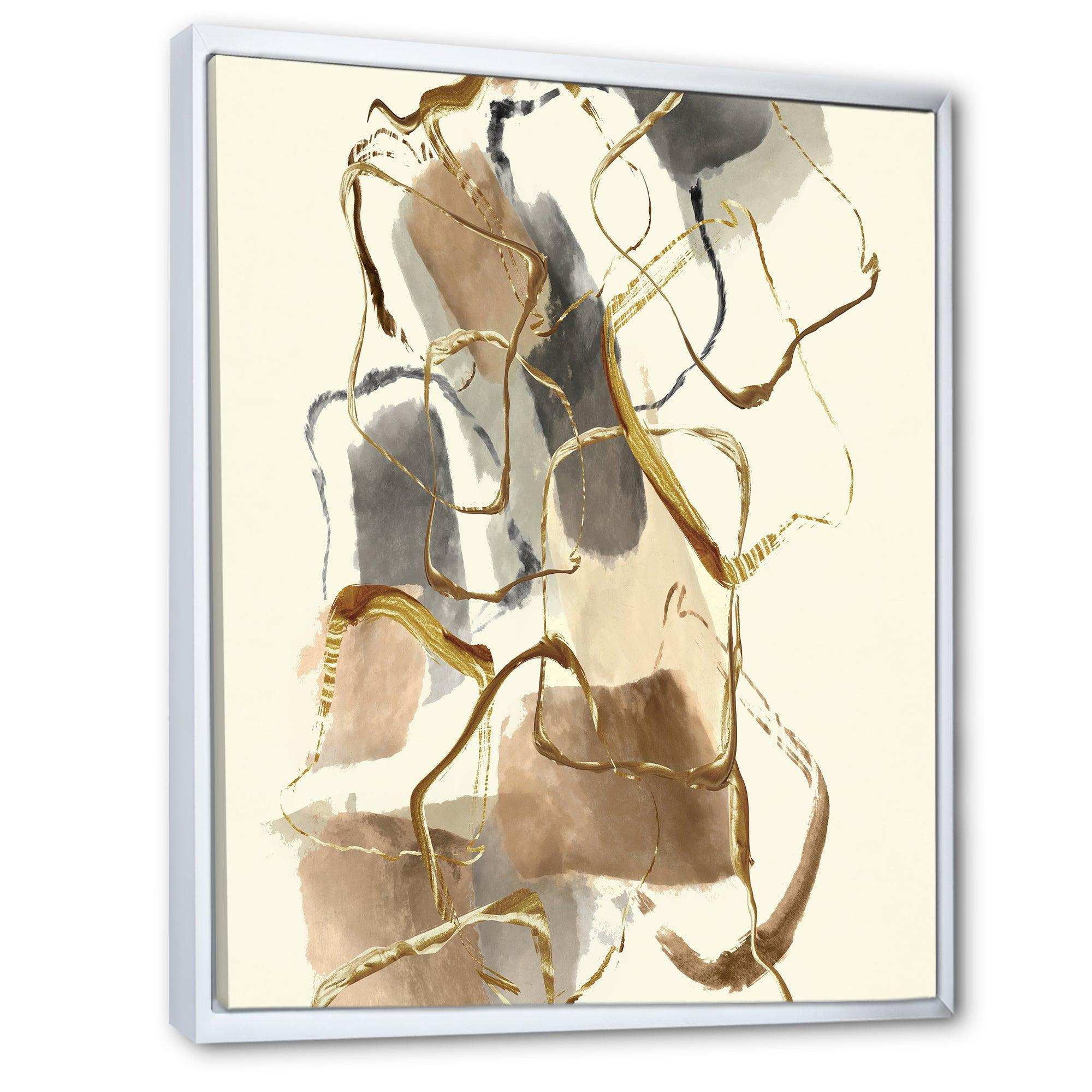 Gold Glam Squares VIII