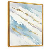 Abstract Drift v2 Framed Canvas Vibrant Gold - 1.5 Thick