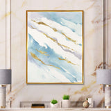 Abstract Drift v2 Framed Canvas Vibrant Gold - 1.5 Thick