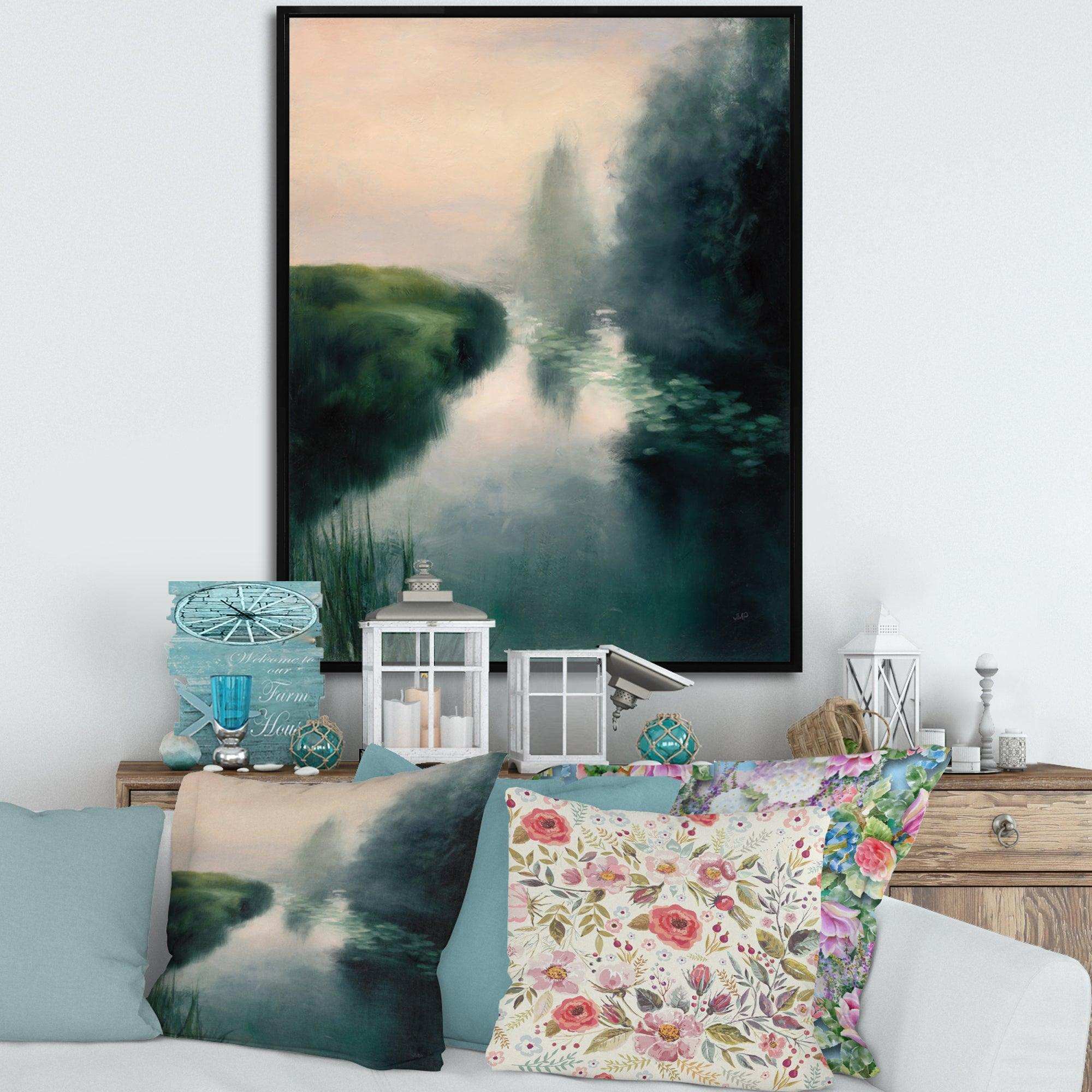 Twilight Fog Lakeshore