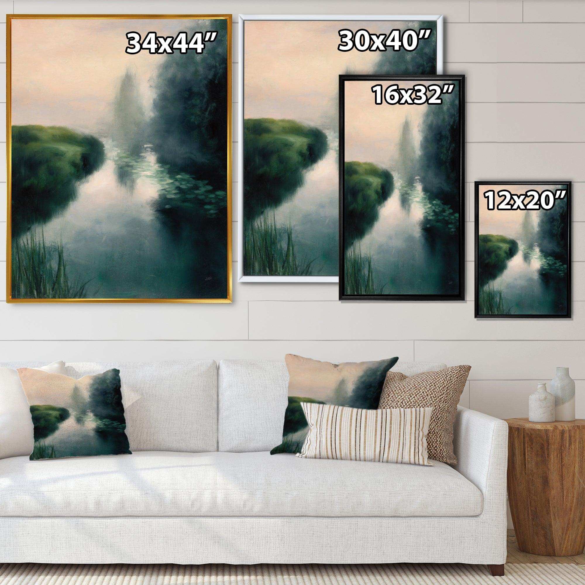 Twilight Fog Lakeshore