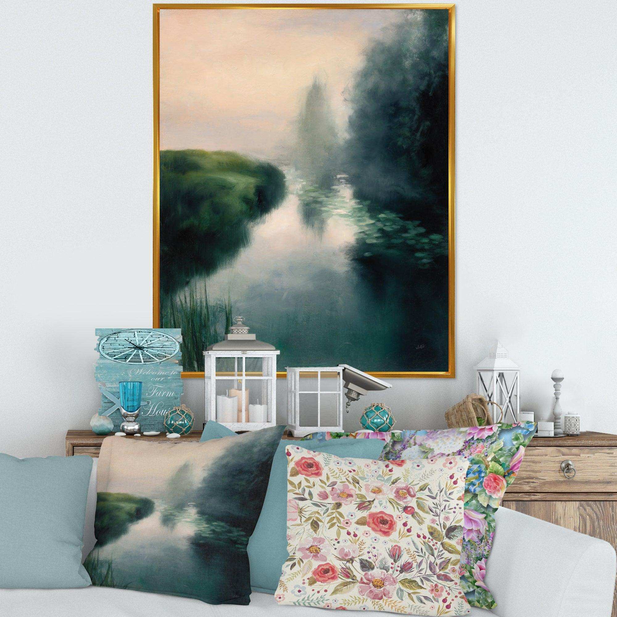 Twilight Fog Lakeshore