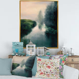 Twilight Fog Lakeshore