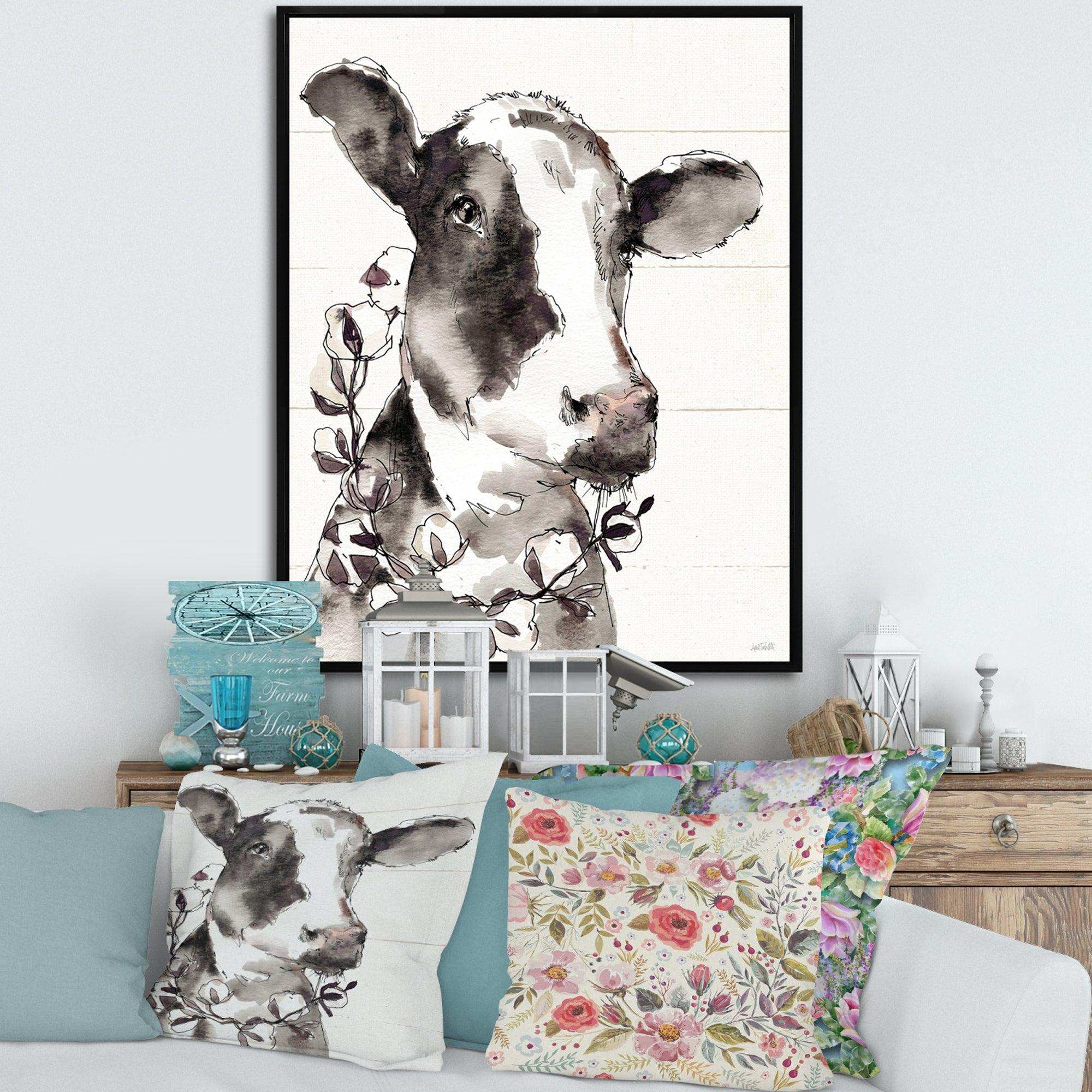 Cow Portrait Country Life