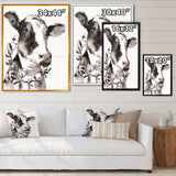 Cow Portrait Country Life