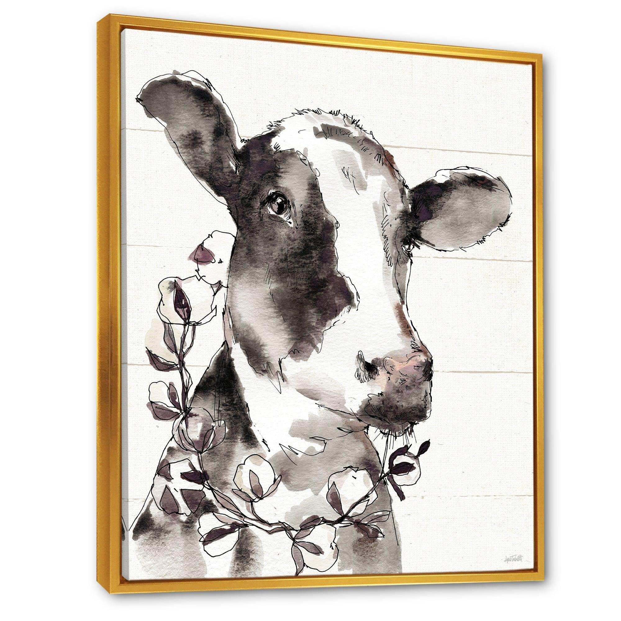 Cow Portrait Country Life