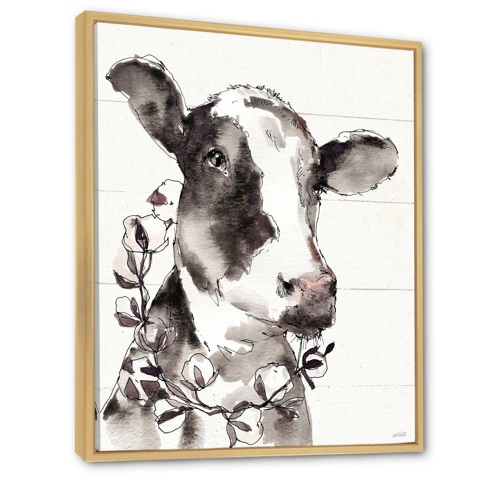 Cow Portrait Country Life