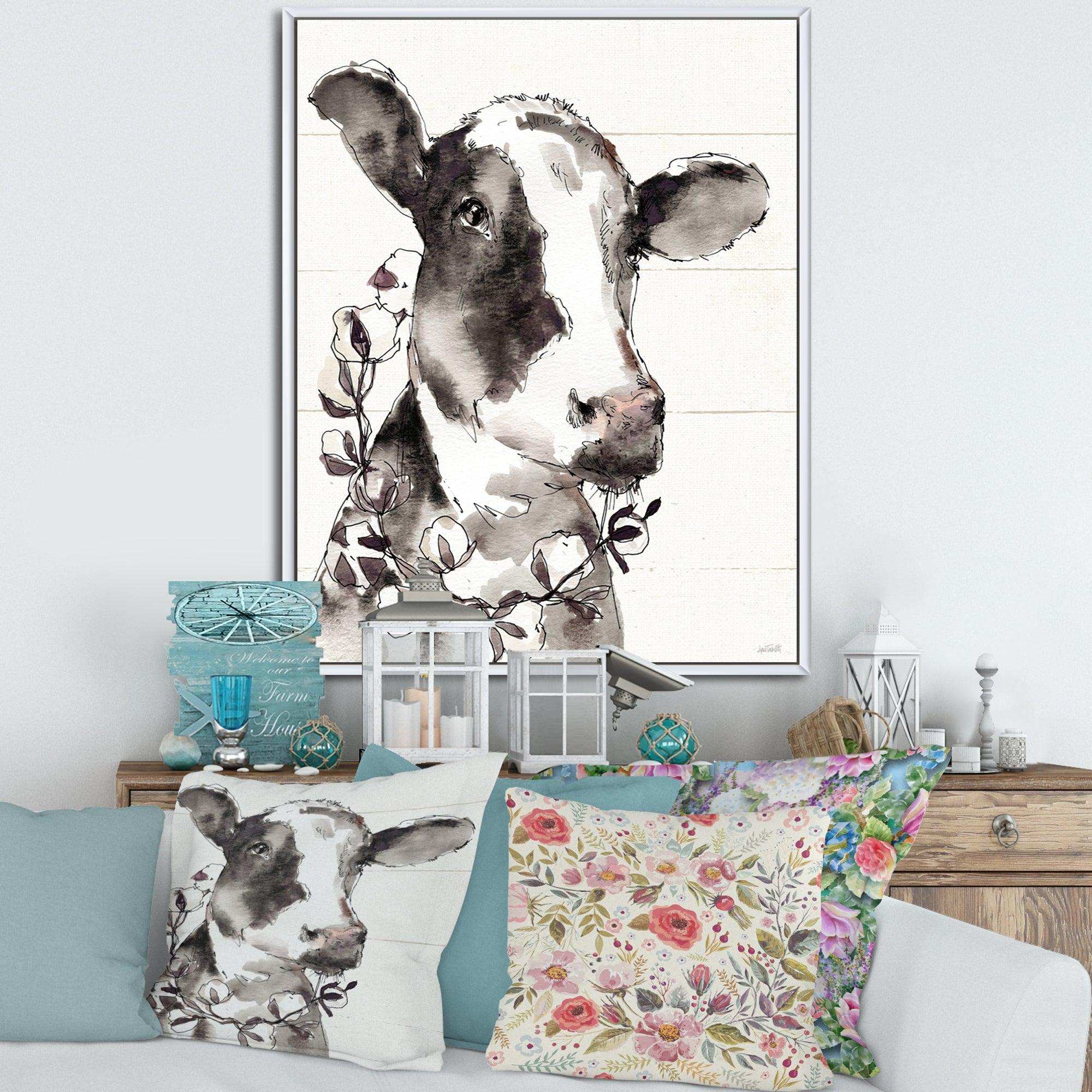 Cow Portrait Country Life