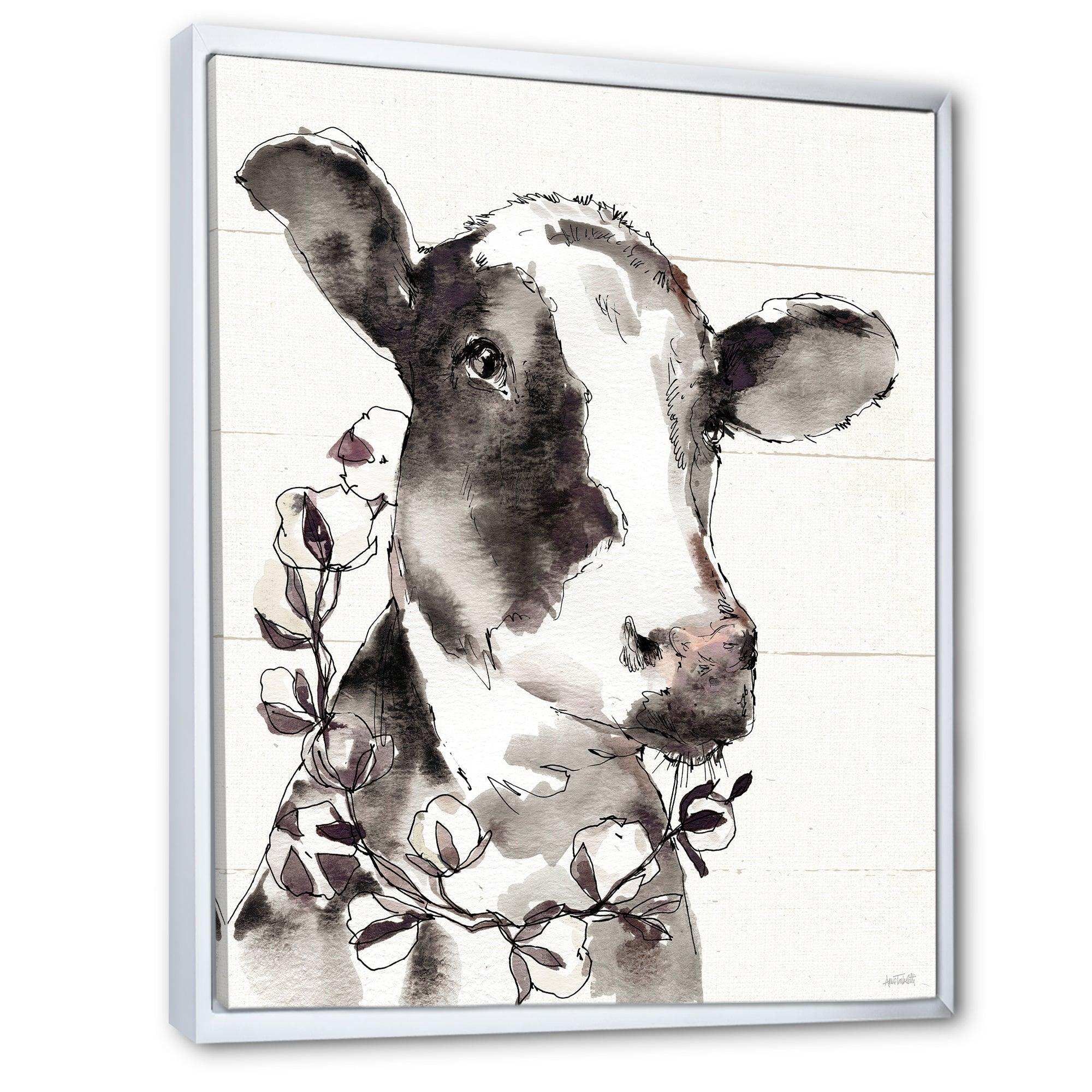 Cow Portrait Country Life