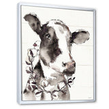 Cow Portrait Country Life