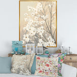 Brown onn Grey Blossoms