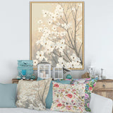 Brown onn Grey Blossoms