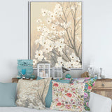 Brown onn Grey Blossoms