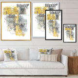 Moving In and Out of Traffic II Yellow Grey