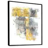 Moving In and Out of Traffic II Yellow Grey