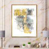 Moving In and Out of Traffic II Yellow Grey