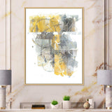 Moving In and Out of Traffic II Yellow Grey