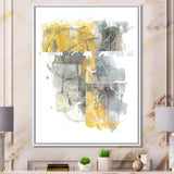 Moving In and Out of Traffic II Yellow Grey