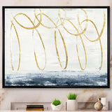 Gold Abstract Geometric Shape