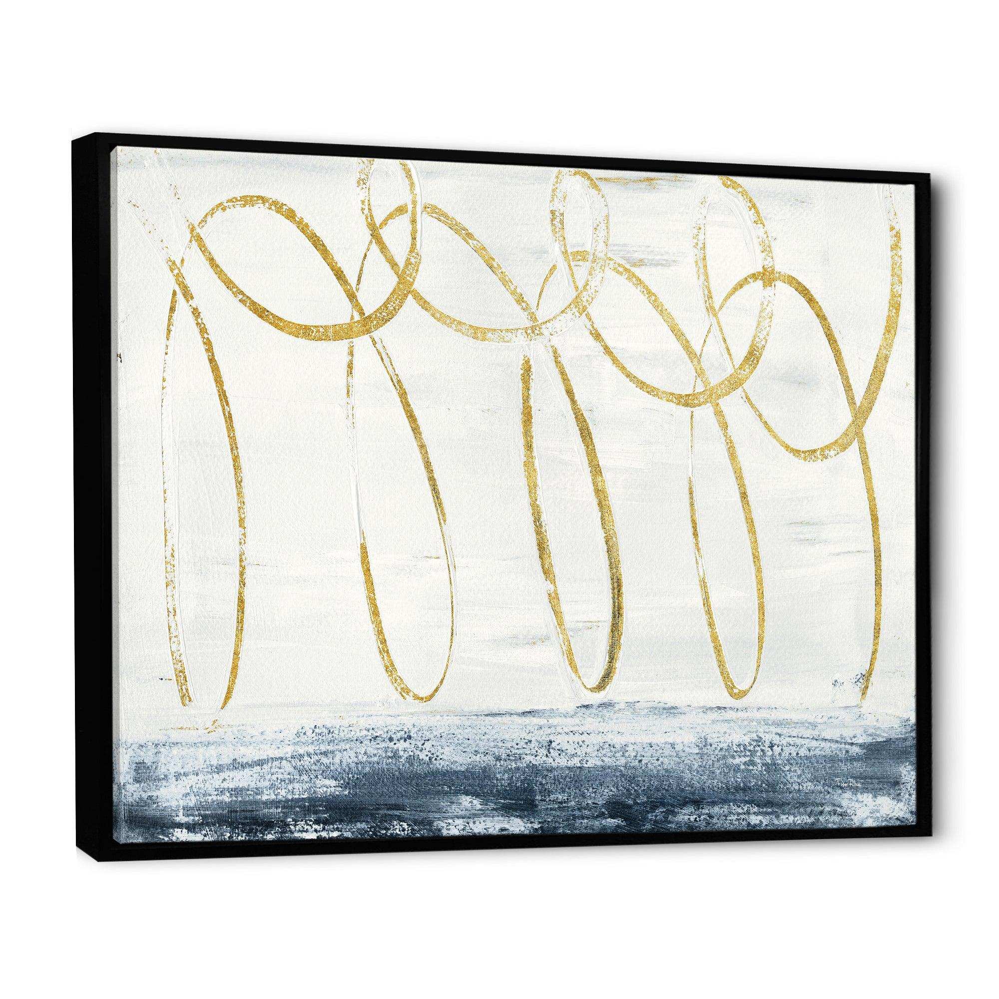 Gold Abstract Geometric Shape