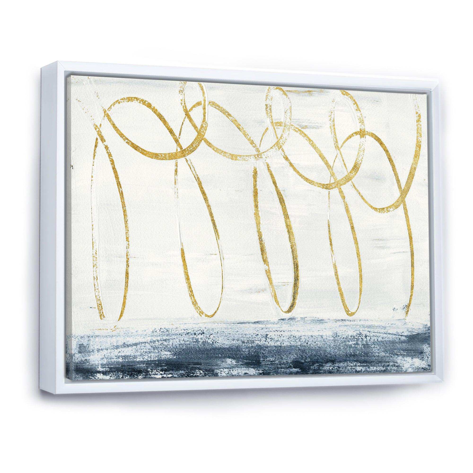 Gold Abstract Geometric Shape