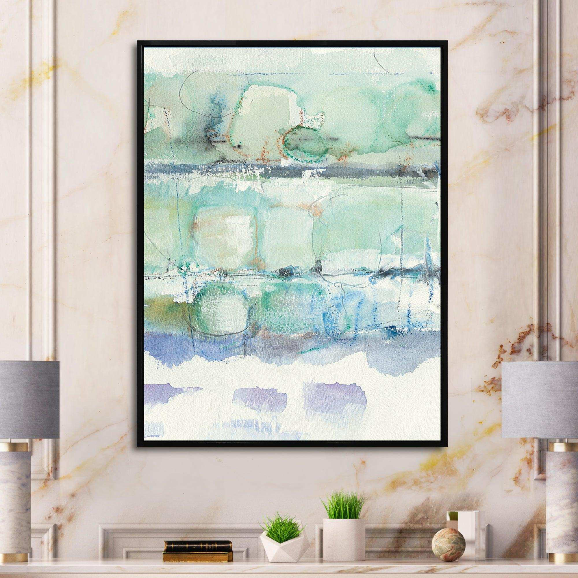 Blue Abstract Panel I