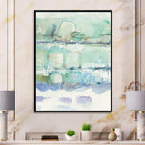 Blue Abstract Panel I