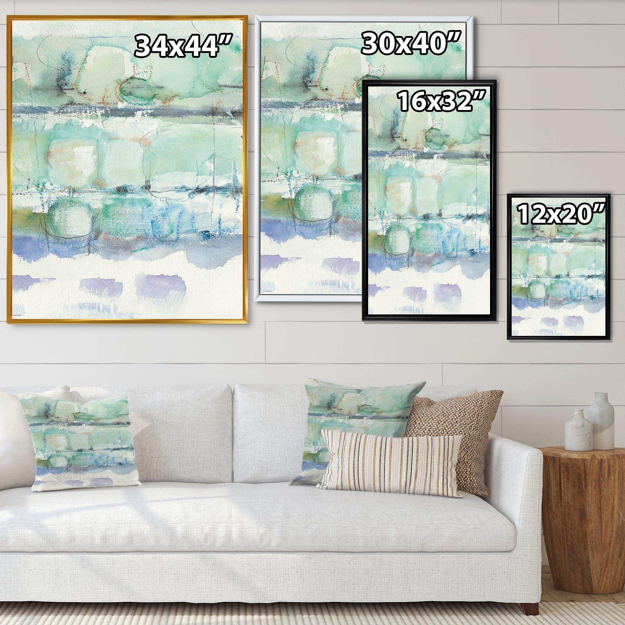 Blue Abstract Panel I