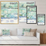 Blue Abstract Panel I