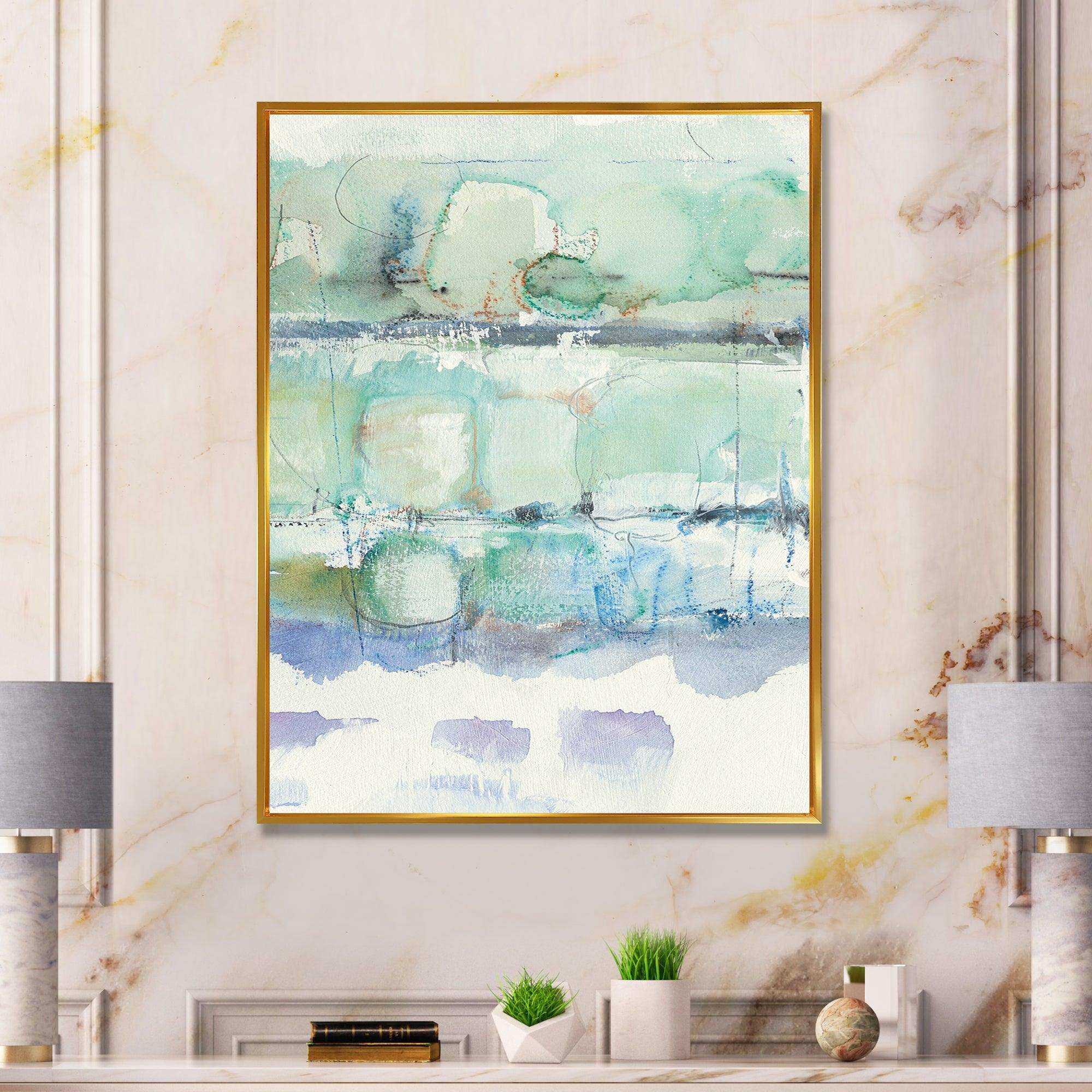 Blue Abstract Panel I