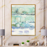 Blue Abstract Panel I