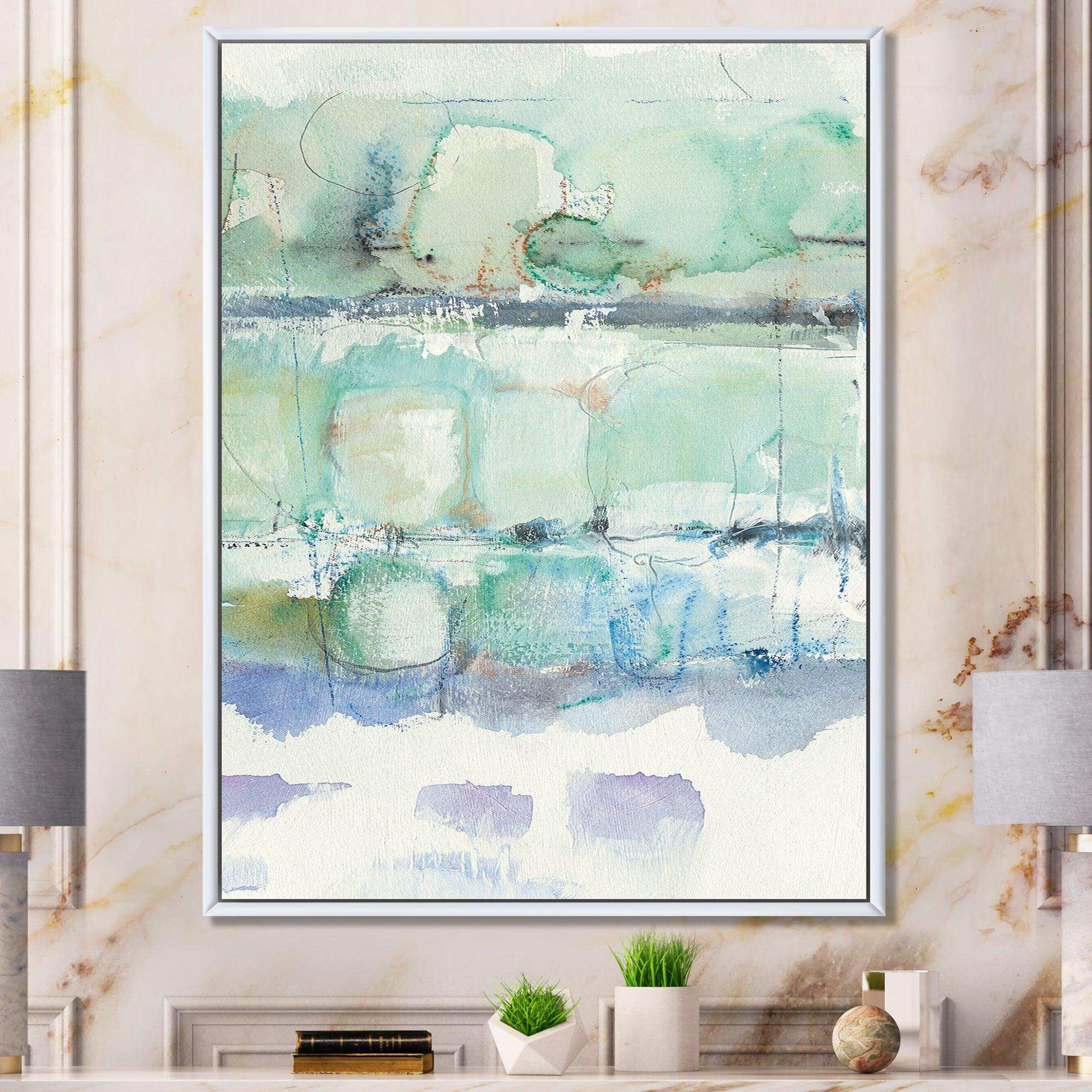 Blue Abstract Panel I